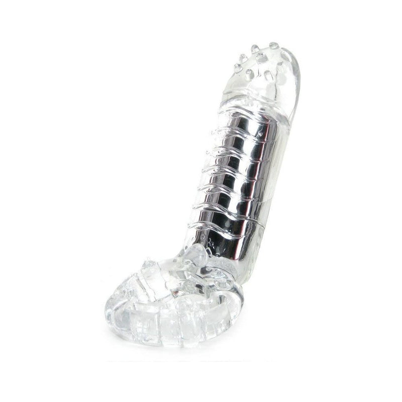 Hero Cockring & Clitoral Massager-clear