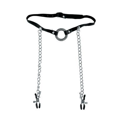 Fetish Fantasy Limited Edition O-Ring Gag & Nipple Clamps