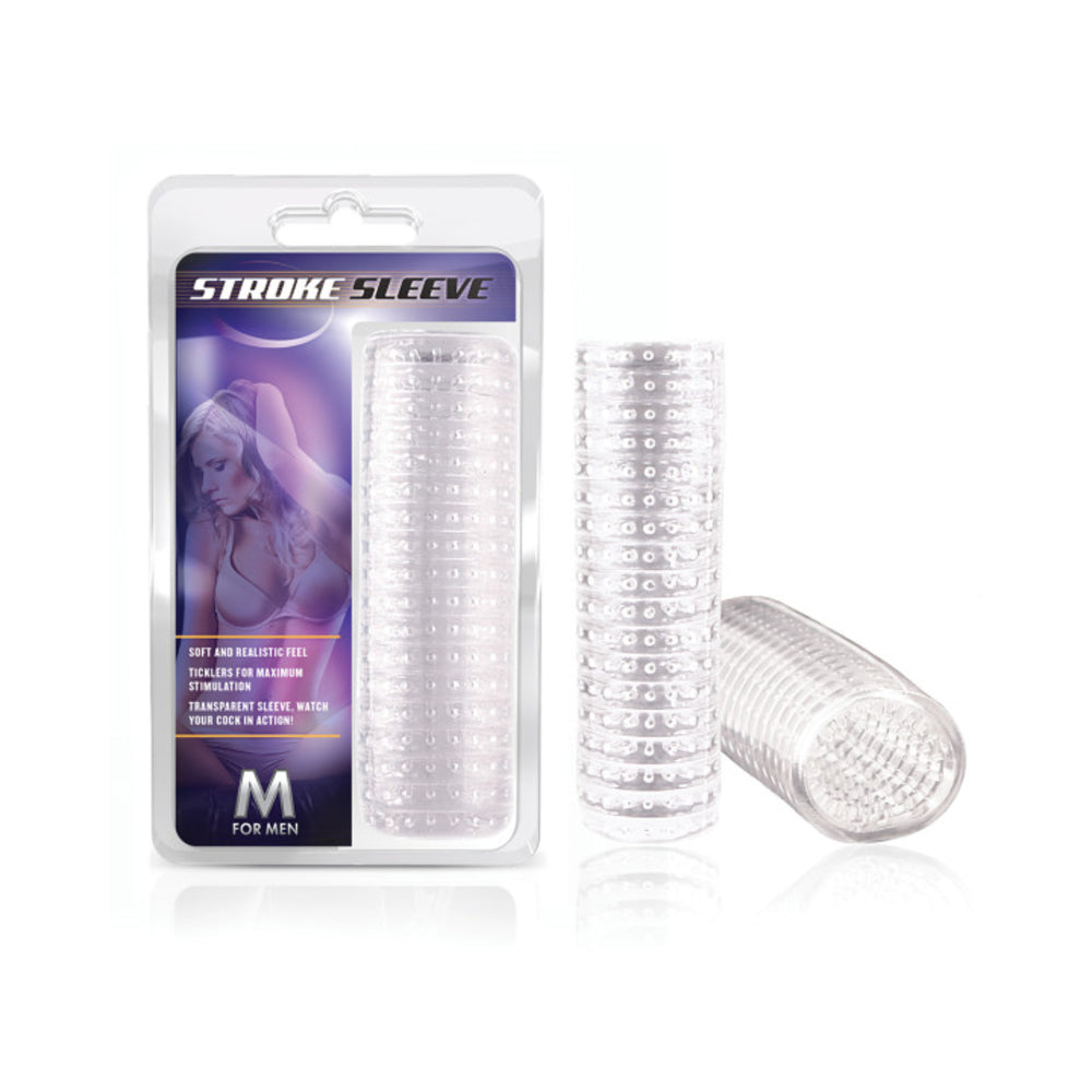 Blush M for Men Stroke Sleeve - Clear