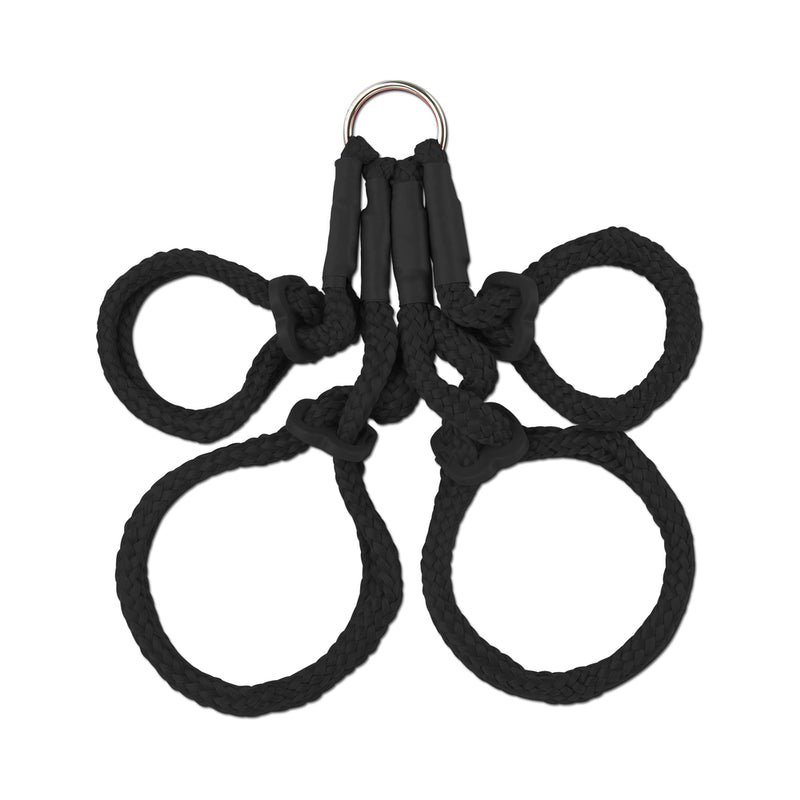 Fetish Fantasy Series Japanese Silk Rope  Hogtie - Black