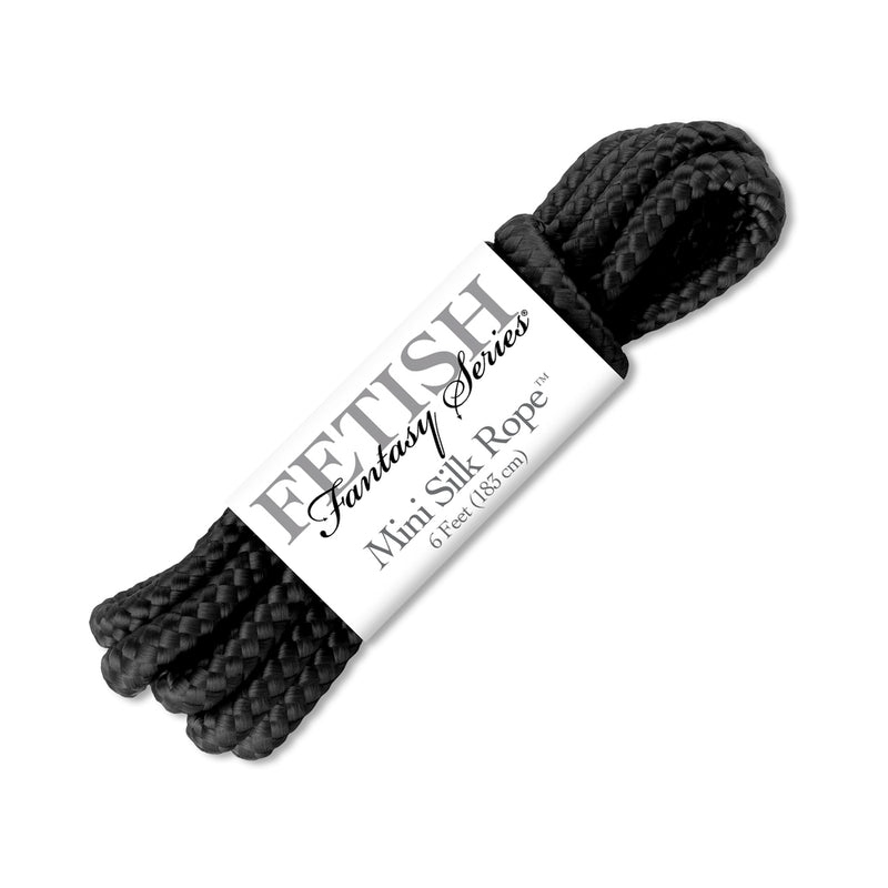 Fetish Fantasy Series Mini Silk Rope - Black