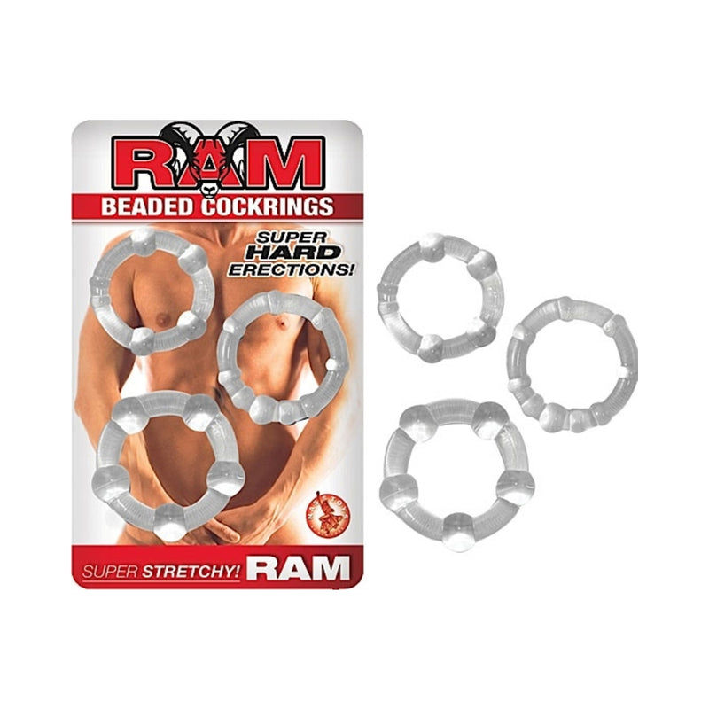 Beaded C Ring 3 Pack Set