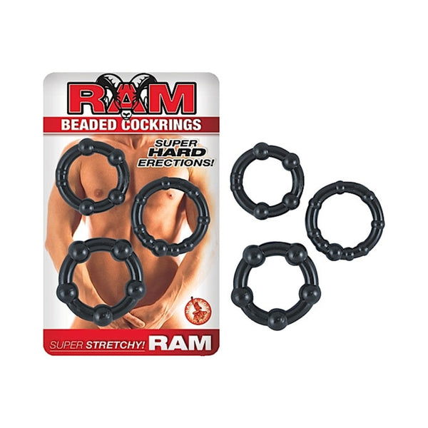 Beaded C Ring 3 Pack Set