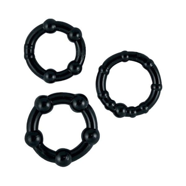 Beaded C Ring 3 Pack Set