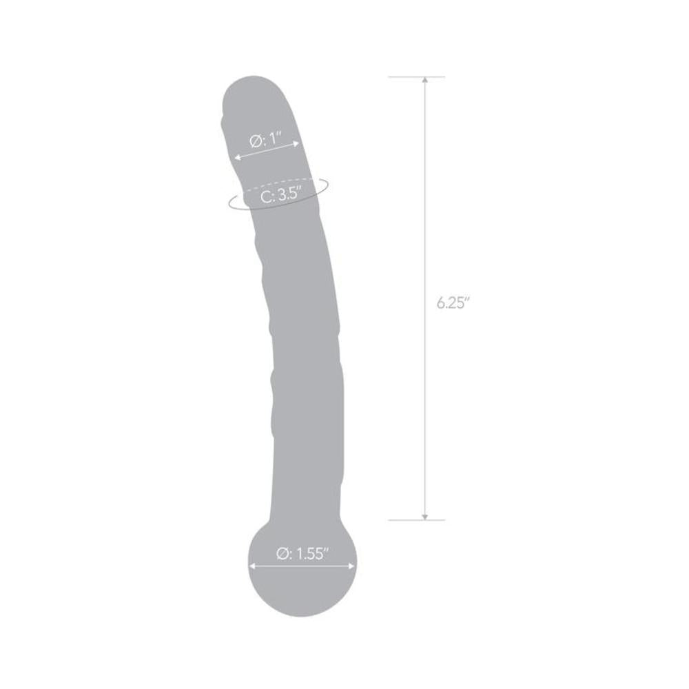 Glas Orange Tickler Glass Dildo