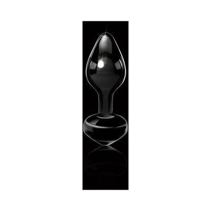 Icicles No. 44 Black Glass Butt Plug
