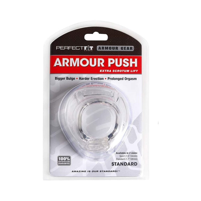 Armour Push Standard Clear Ring