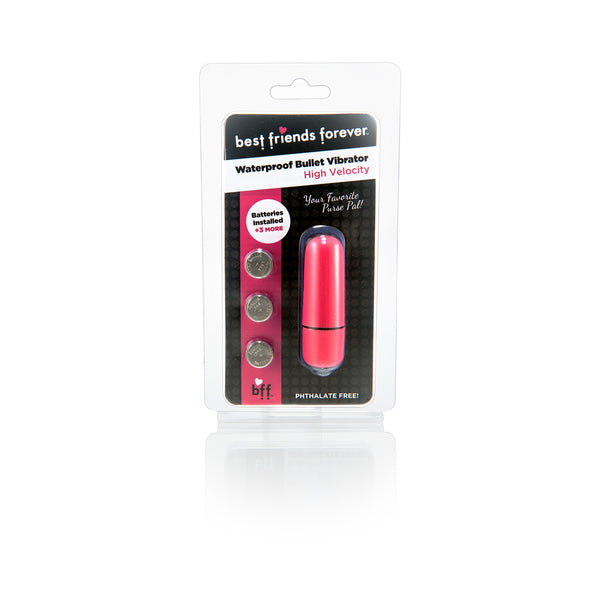 BFF Waterproof Vibrating Bullet Pink