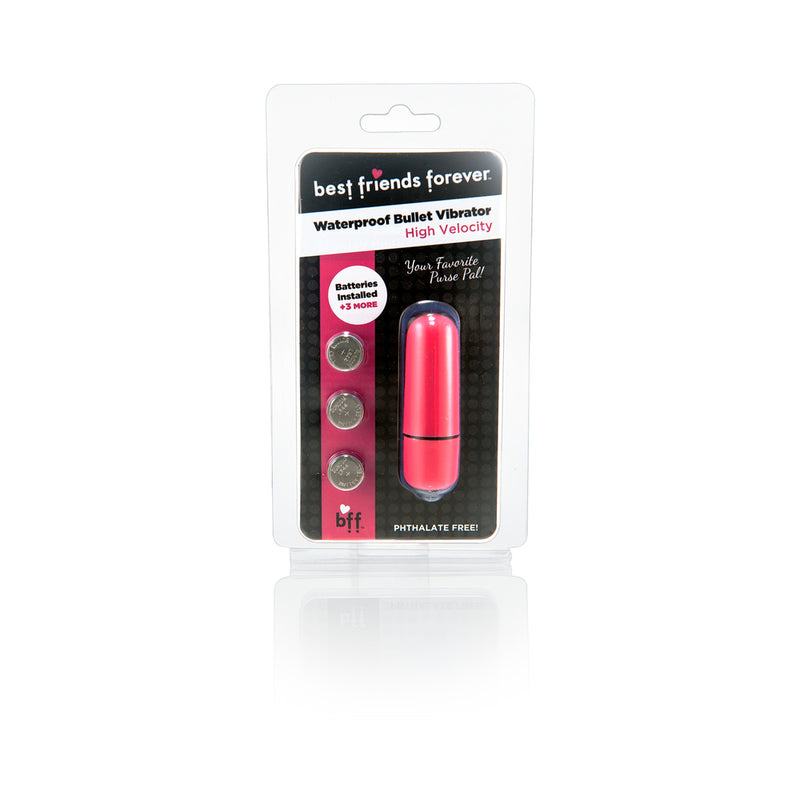 BFF Waterproof Vibrating Bullet Pink