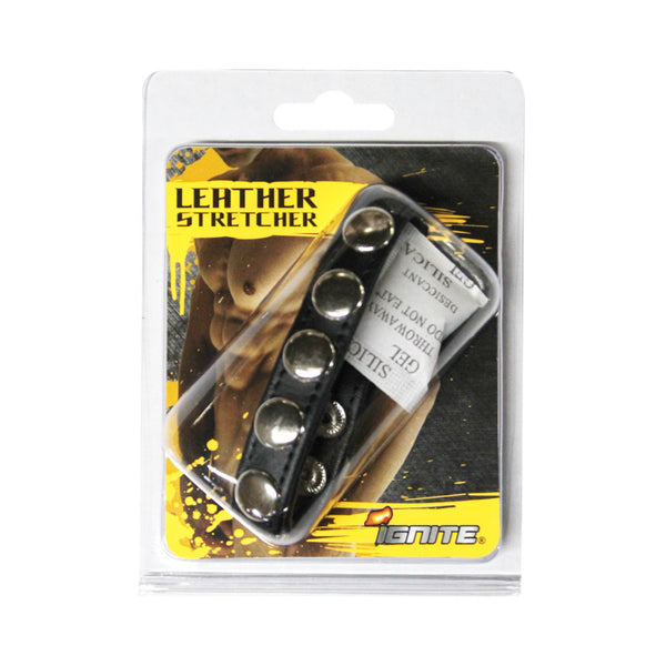 Si 5-snap Leather Ring