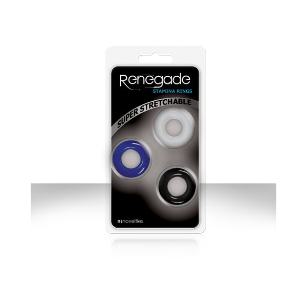 Renegade Stamina Rings Set 3 Assorted Colors