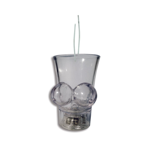Light Up Boobie Shot Glass With String