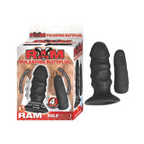Ram Pulsating Butt Plug 4 Function Black