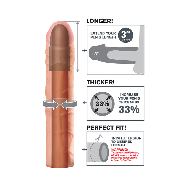 Perfect 3 Inches Extension - Beige