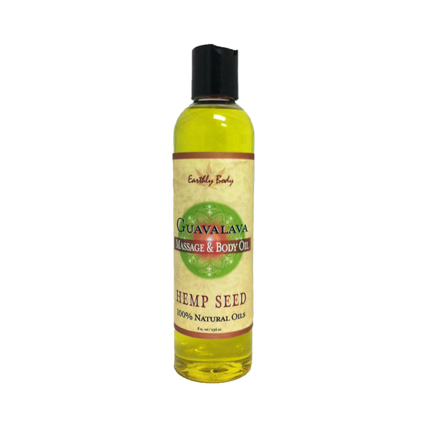 Earthly Body Massage & Body Oil - 8 oz Guavalava