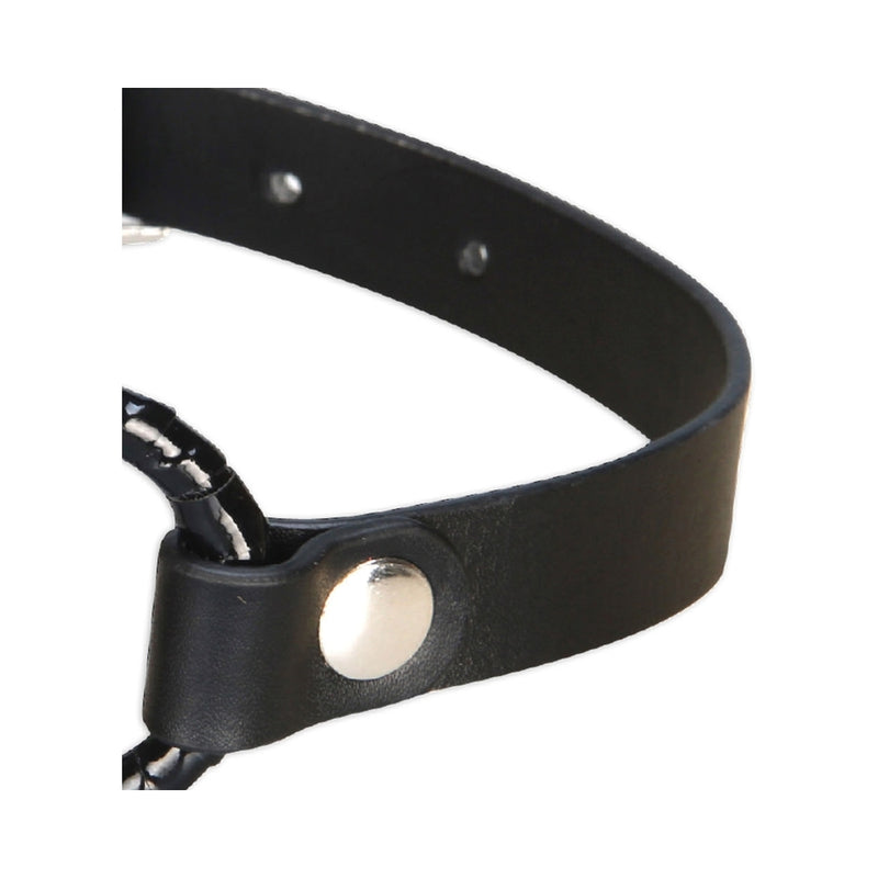 Lux Fetish Open Mouth Gag Black