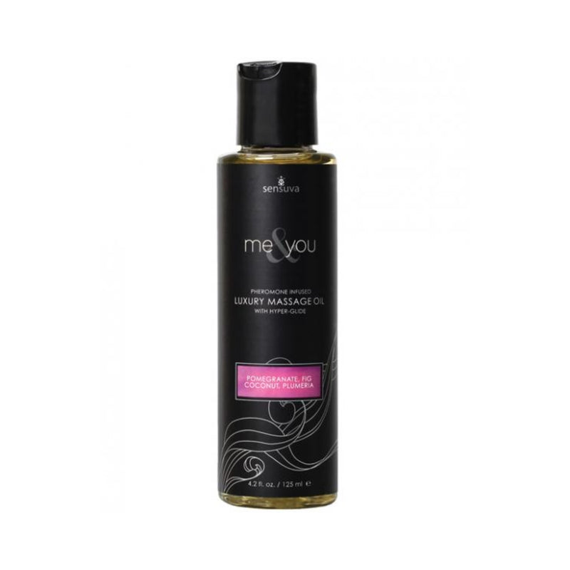 Me & You Massage Oil Pomegranate, Fig, Coconut, Plumeria 4.2oz
