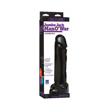 Vac U Lock Code Black Jumbo Jack Man O War	10 inches