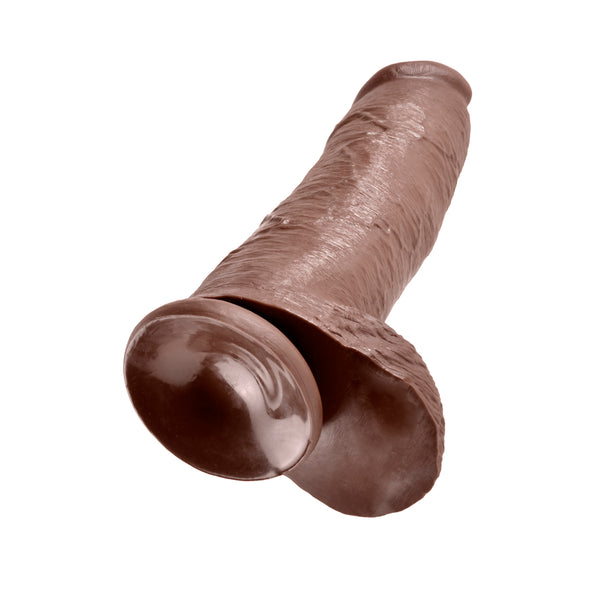 King Cock 12 Inch  Cock W/Balls Tan