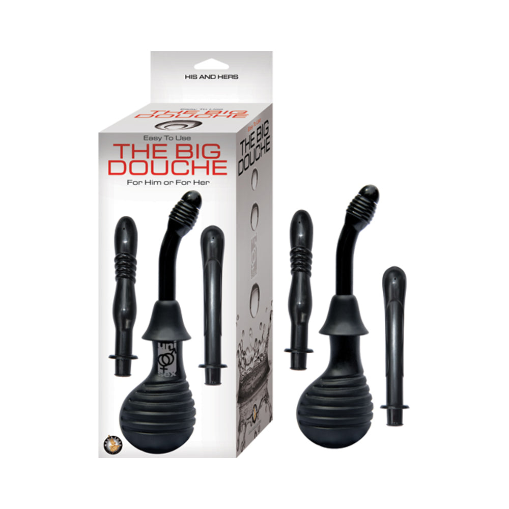 The Big Douche W/3 Unique Attachments Black