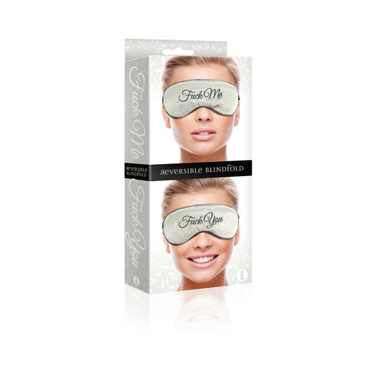 F-ck Me / F-ck You Mask Blindfold Gray