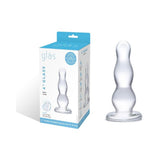 Glass Butt Plug 4 Inches Clear