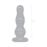 Glass Butt Plug 4 Inches Clear