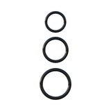 Fcr Silicone 3 Rings Stamina Set Black