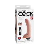 King Cock 9in Squirting Cock - Flesh
