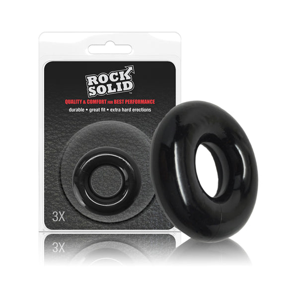Rock Solid 3x Donut C Ring In A Clamshell