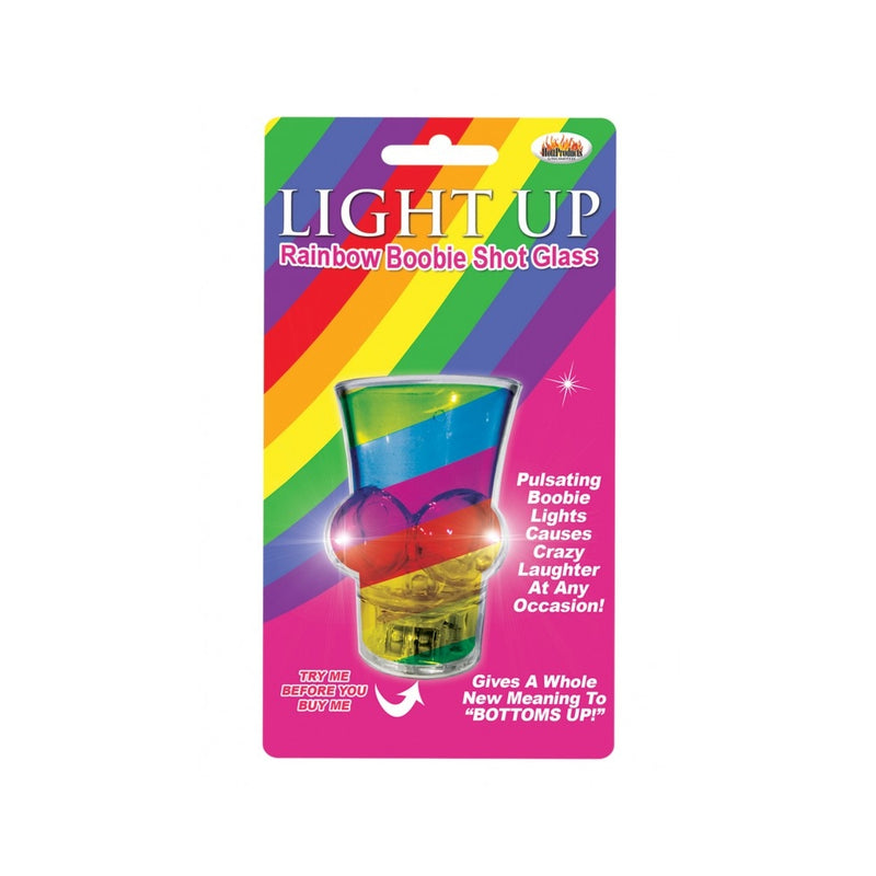Light Up Rainbow Boobie Shot Glass