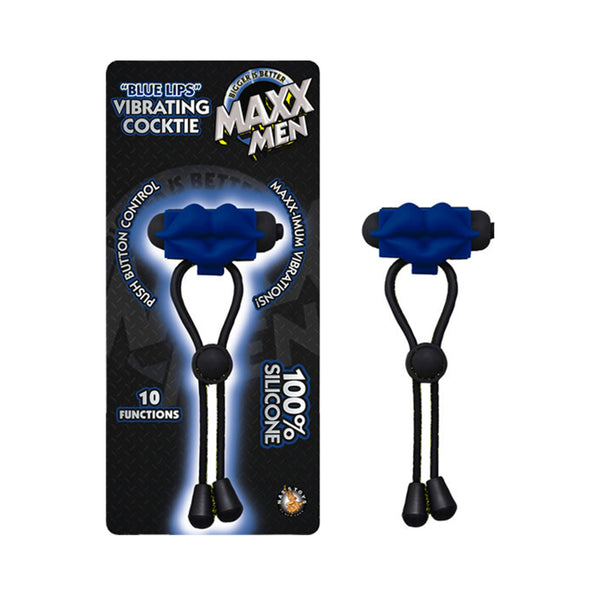Maxx Men Blue Lips Vibrating Cocktie Blue