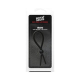 Rock Solid Lasso Single Adjustable Black Silicone Cock Tie