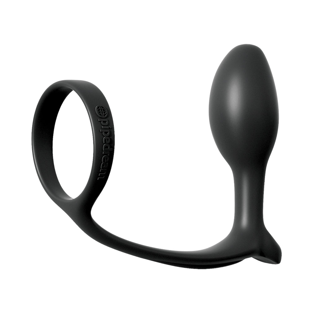 Anal Fantasy Ass-Gasm Cockring Beginners Plug - Black