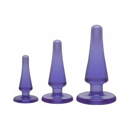 Crystal Jellies Anal Initiation Kit Purp