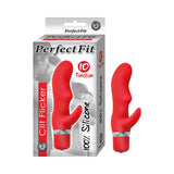 Perfection Fit Clit Flicker Red Vibrator