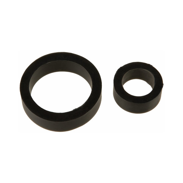 Titanmen Cock Ring Platinum Silicone Double Pack