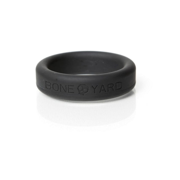 Boneyard Silicone Ring 1.4 inches Black
