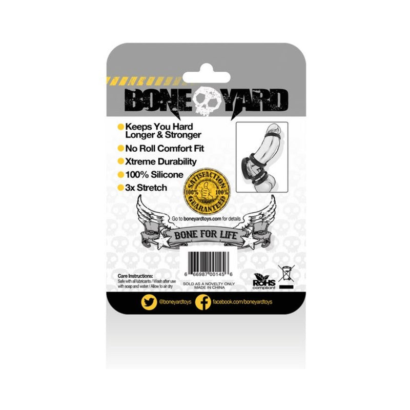 Boneyard Silicone Ring 45mm - Black