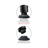 King Cock 9 inches Vibrating Dildo with Balls Black