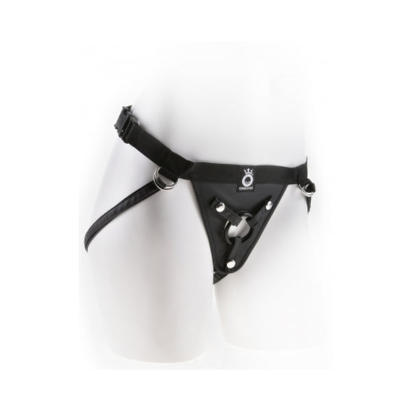 King Cock Fit Rite Harness Black Nylon Strap On