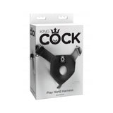 King Cock Play Hard Harness O/S Black