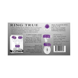 Evolved Ring True Unique Pleasure Rings Kit - 3 Pack Clear/Purple