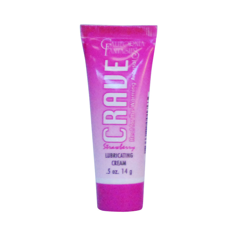 Crave Warming Lubricanting Cream Strawberry Flavored 0.5 Oz Tube