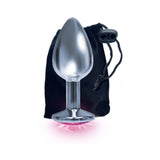 Silver Starter Bejeweled Stainless Steel Plug
