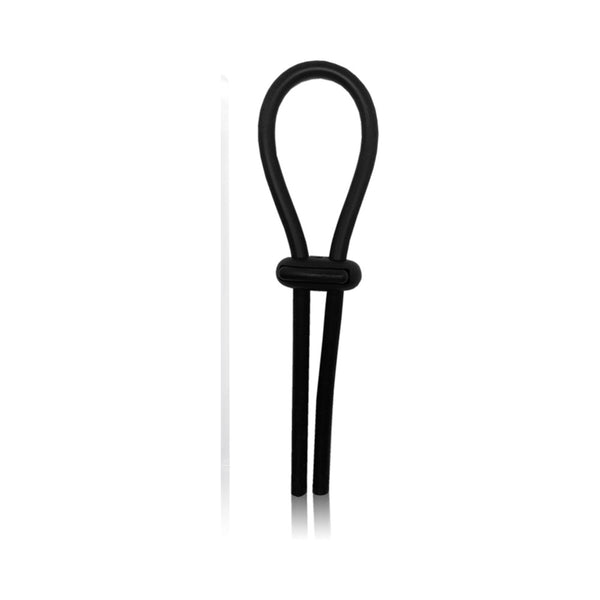 Rock Solid Lasso Cock Ring Black