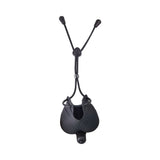 My Cock Ring Vibrating Scrotum Pouch & Cinch With Bullet Silicone Waterproof Black