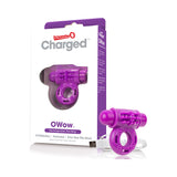 Screaming O Charged Owow Vooom Vibrating Cock Ring Purple