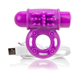 Screaming O Charged Owow Vooom Vibrating Cock Ring Purple