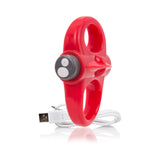 Charged Yoga Rechargeable Vibe Ring - Red